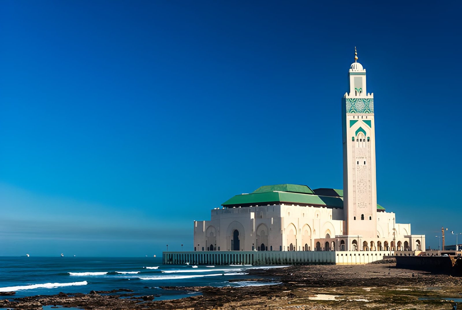 A hot air balloon flight over Casablanca, Morocco